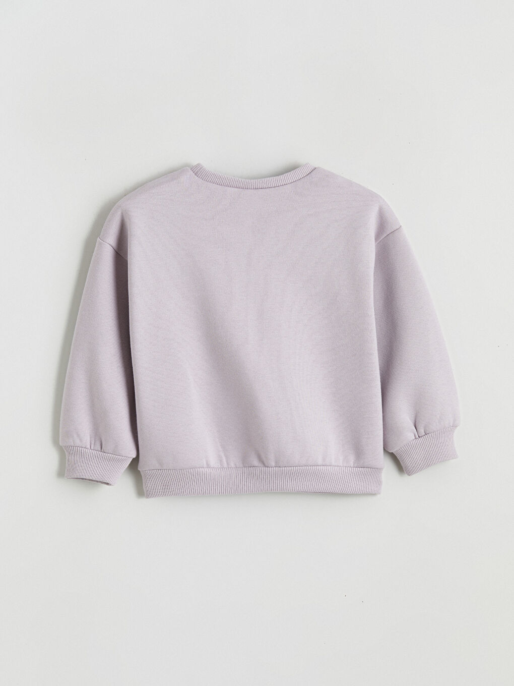 Lila Kız Çocuk Sweatshirt ve Tayt Pantolon 2'li-4