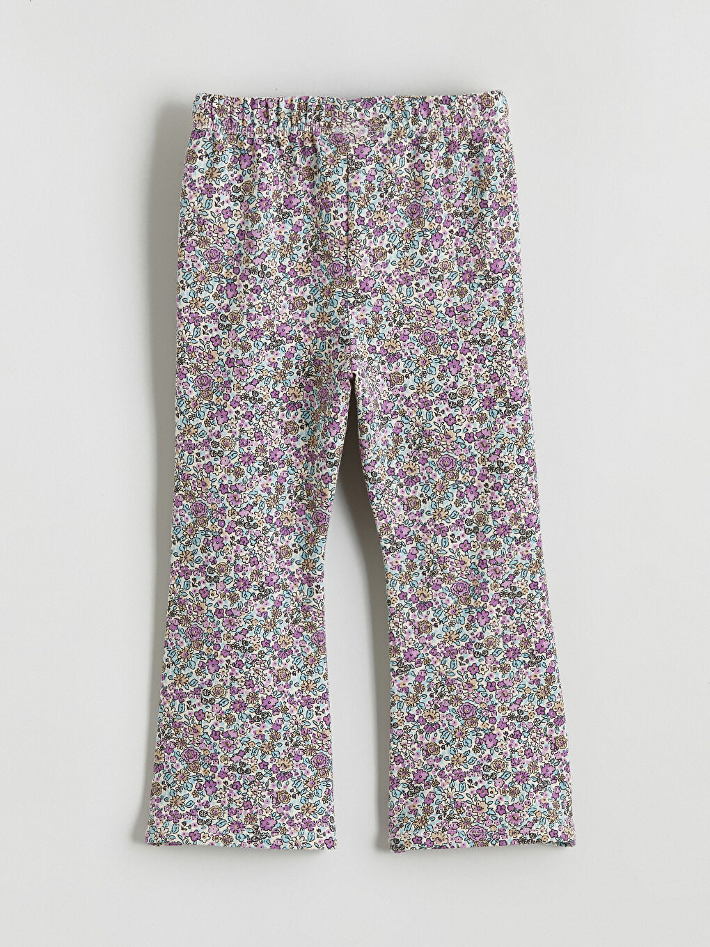 Lila Kız Çocuk Sweatshirt ve Tayt Pantolon 2'li-6