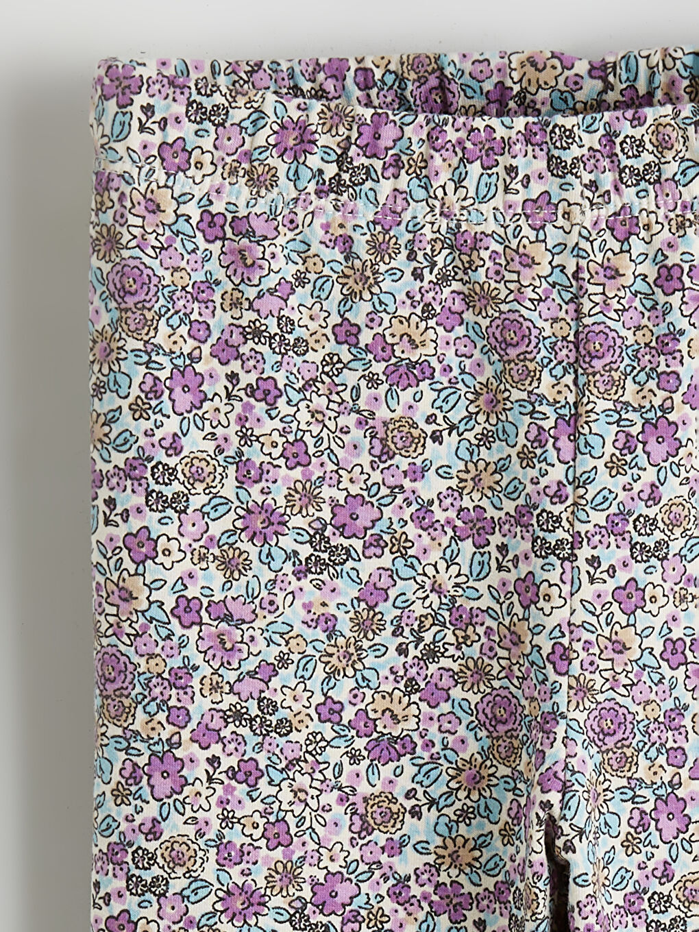 Lila Kız Çocuk Sweatshirt ve Tayt Pantolon 2'li-7