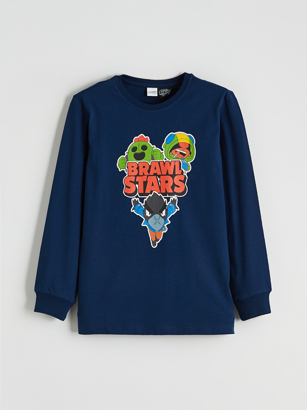 Lacivert Brawl Stars Erkek Çocuk Pijama Üst
