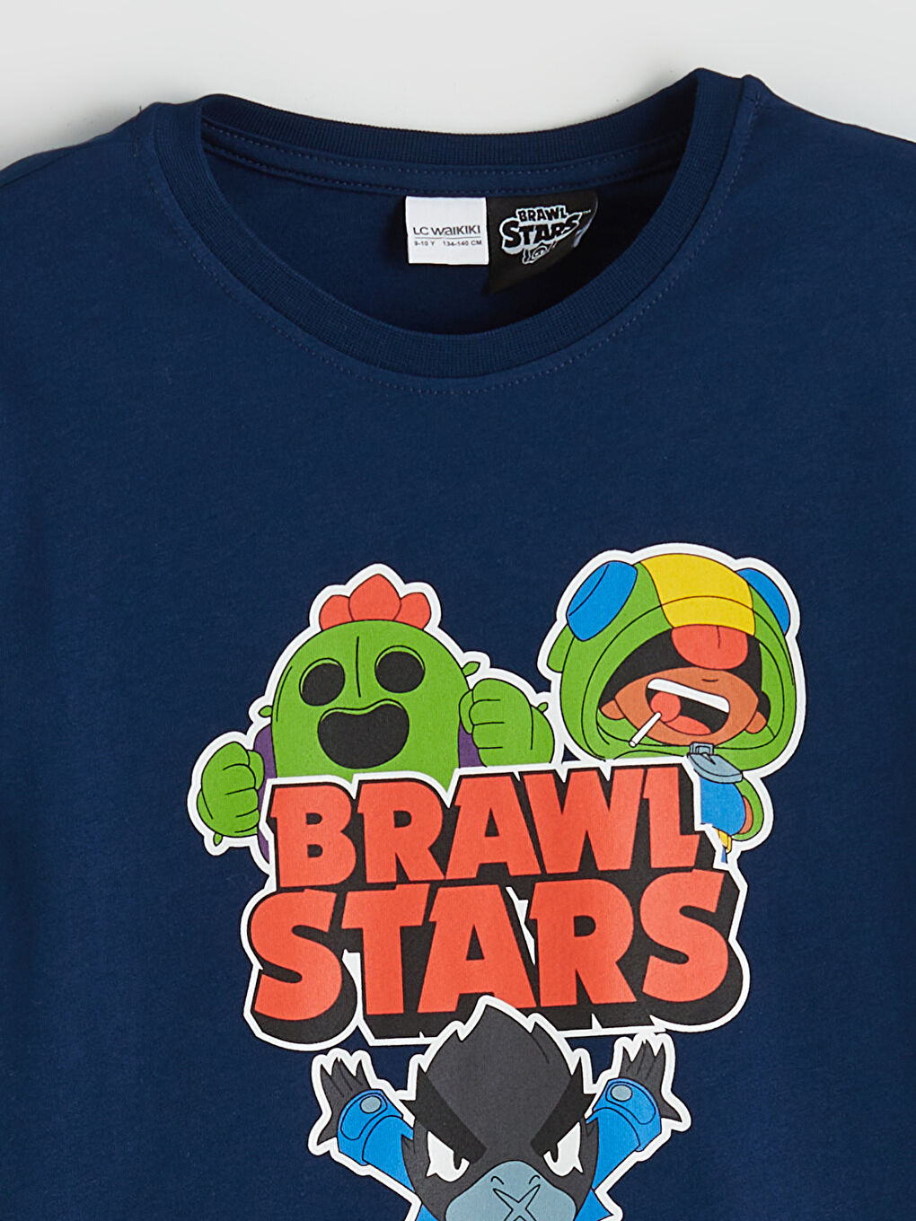 Lacivert Brawl Stars Baskılı Erkek Çocuk Pijama Takım-2