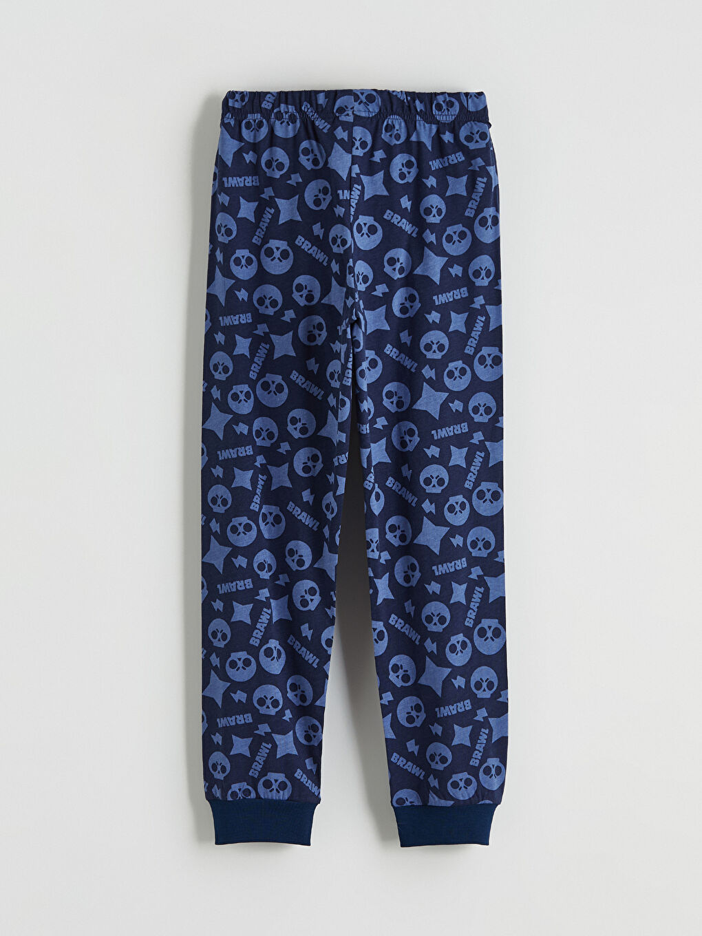 Lacivert Brawl Stars Baskılı Erkek Çocuk Pijama Takım-6