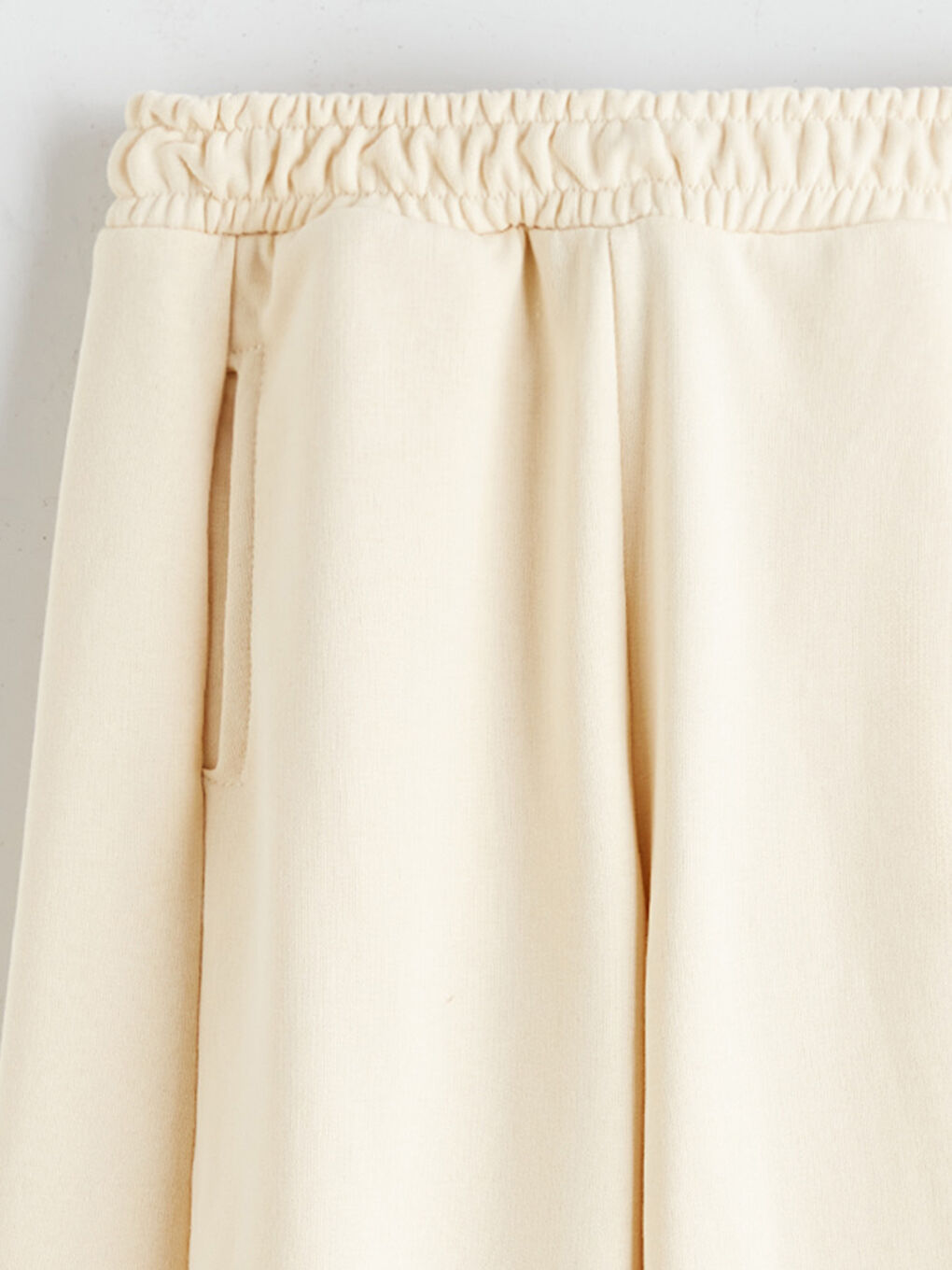 Sarı Beli Lastikli Kız Çocuk Eşofman Altı-2