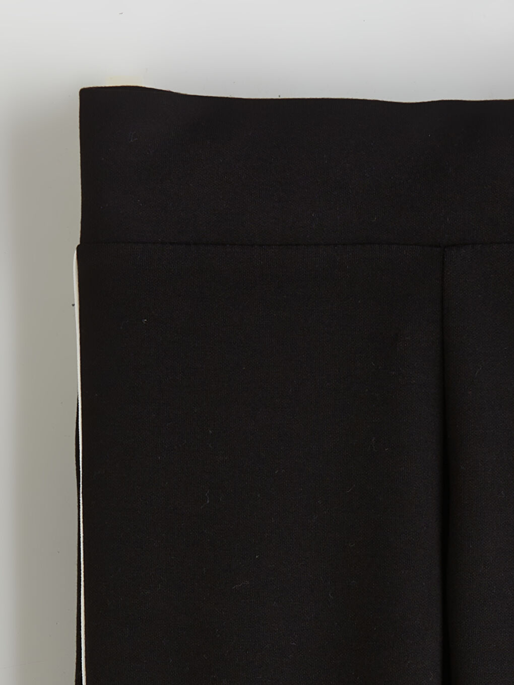 Siyah Beli Lastikli İspanyol Paça Kız Çocuk Tayt-2