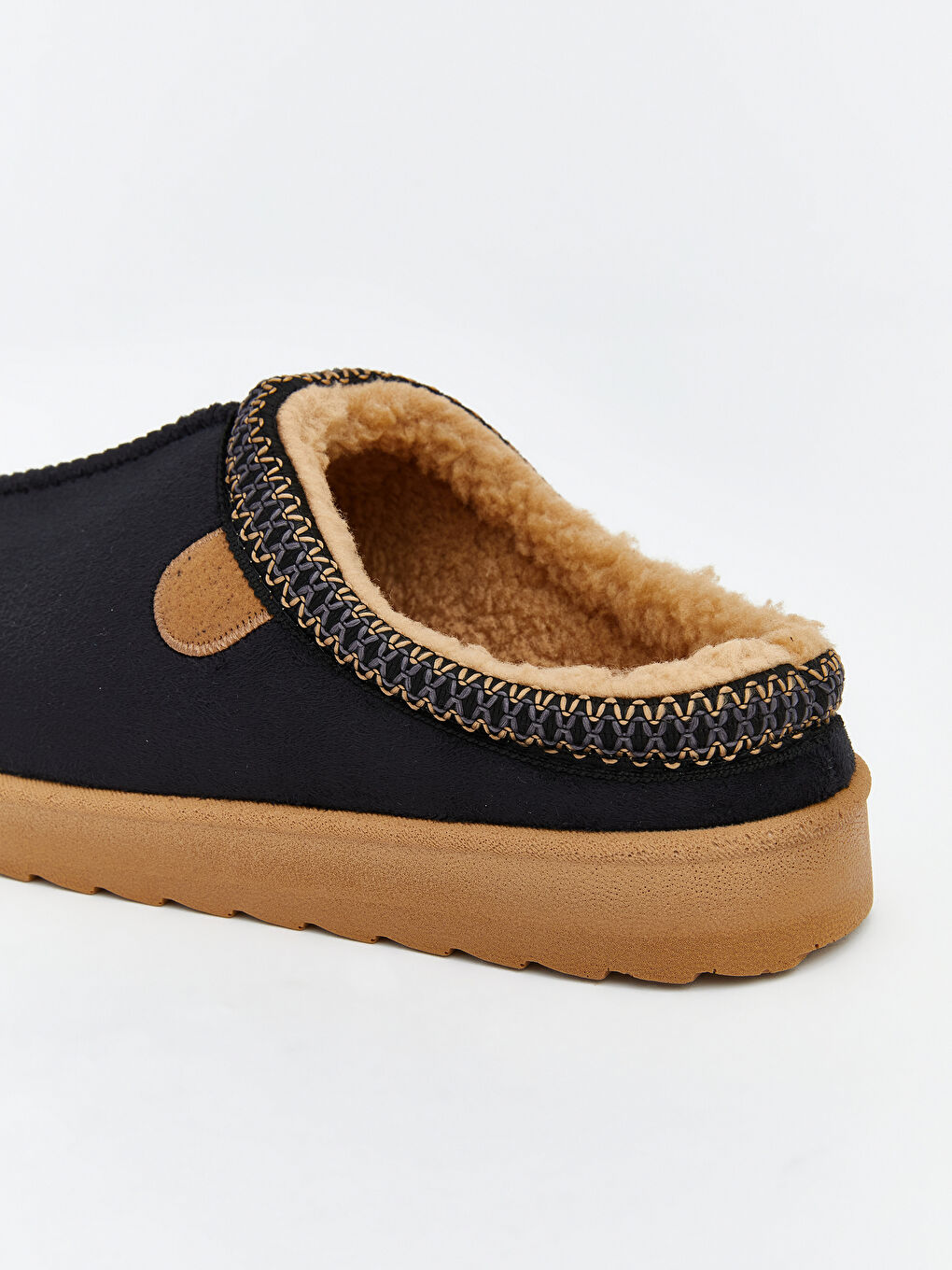 Furry Inside Men's Home Slippers-4