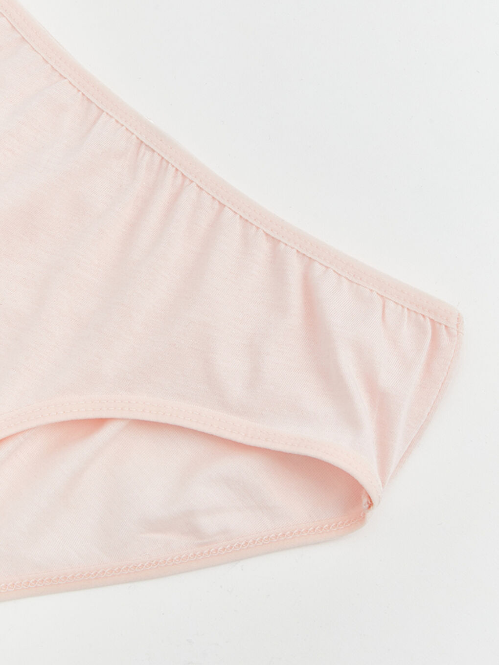 Pembe Kız Çocuk İçin Pamuklu Penye Kumaştan Külot-1