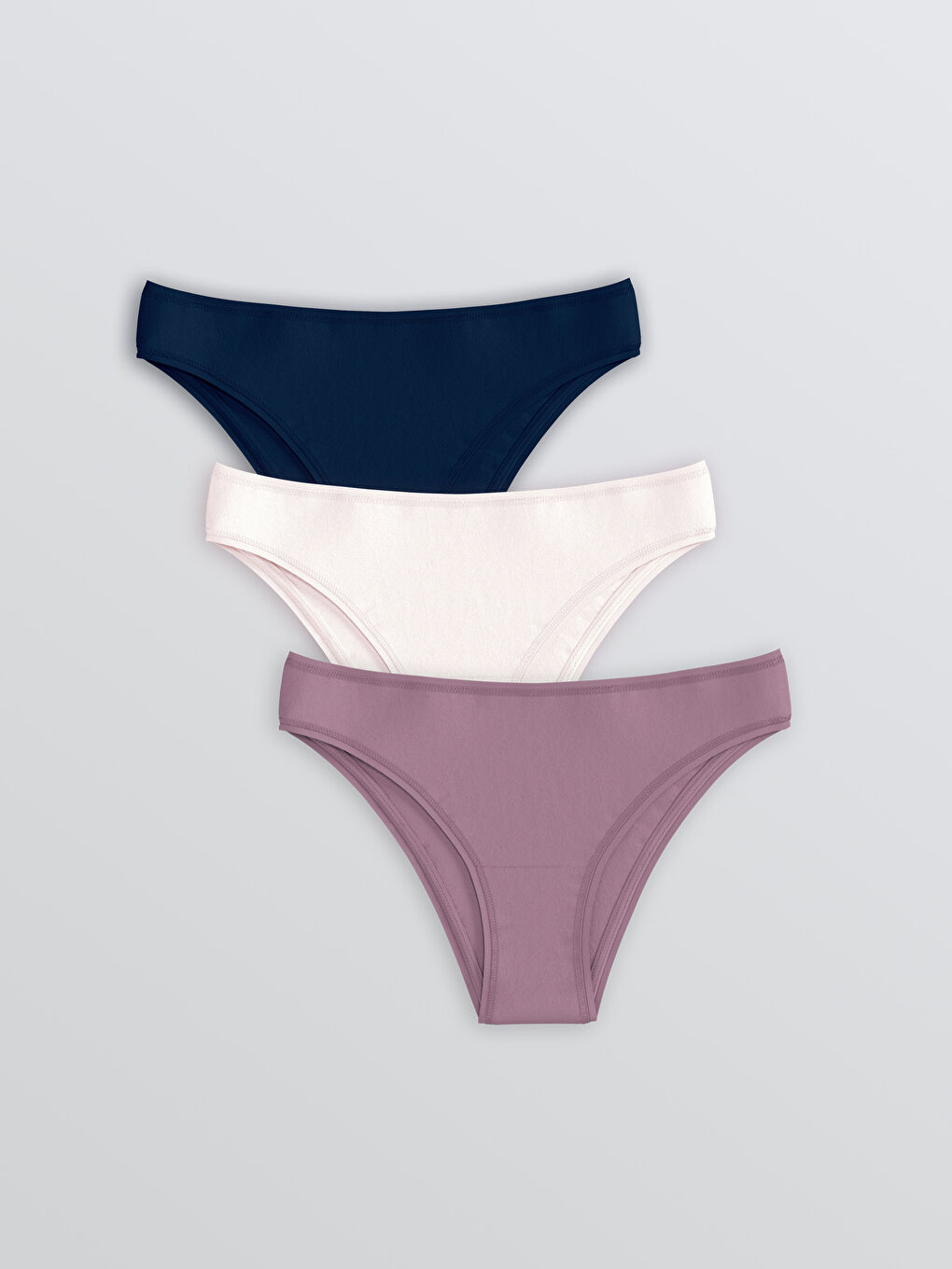 Plain Brazilian Knickers 3-Pack