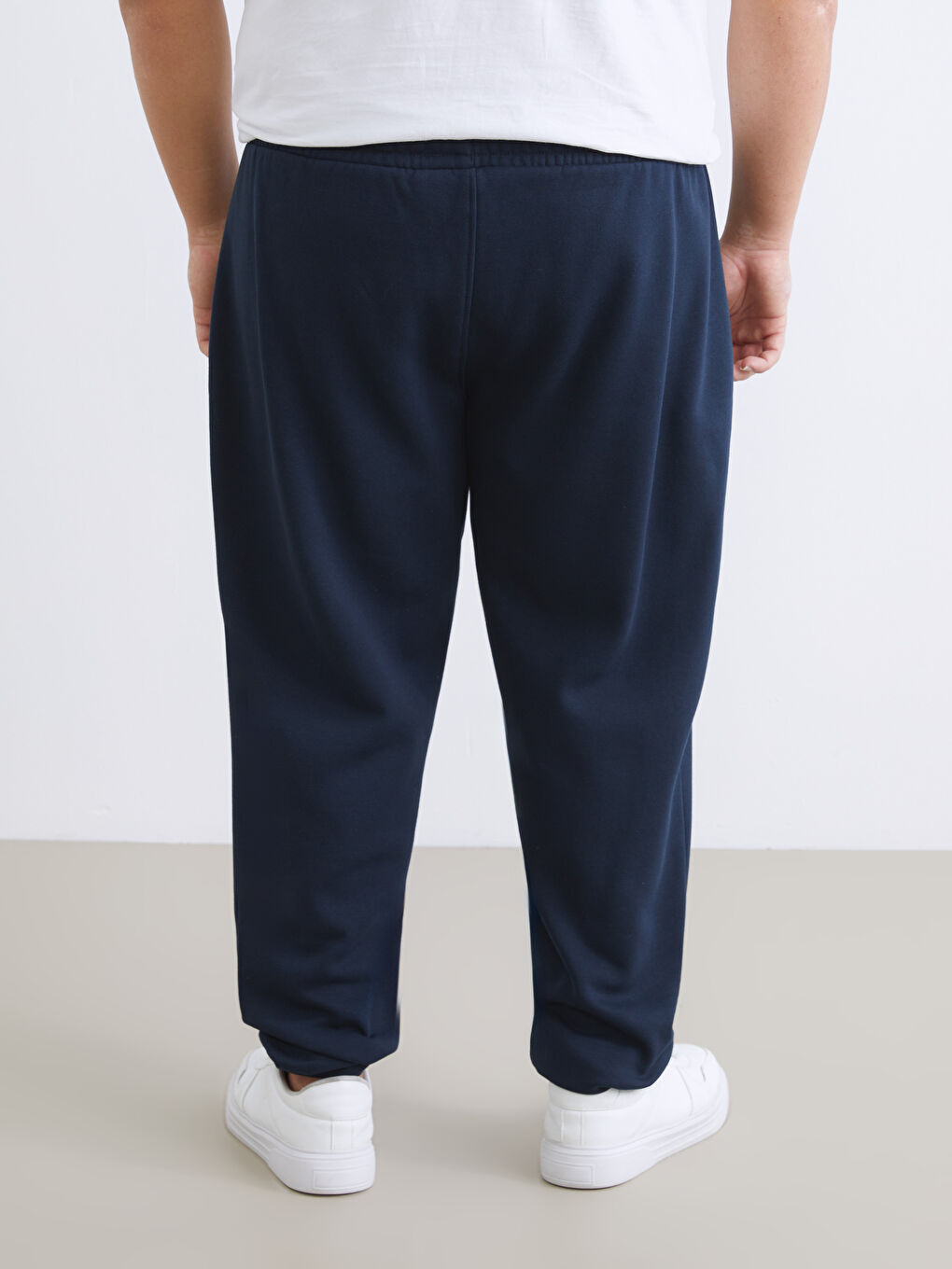 Lacivert Büyük Beden Erkek Jogger Eşofman Altı-3