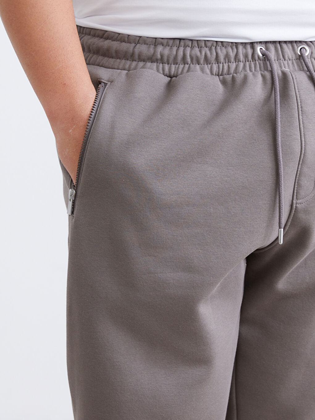 Kahverengi Büyük Beden Erkek Jogger Eşofman Altı-2