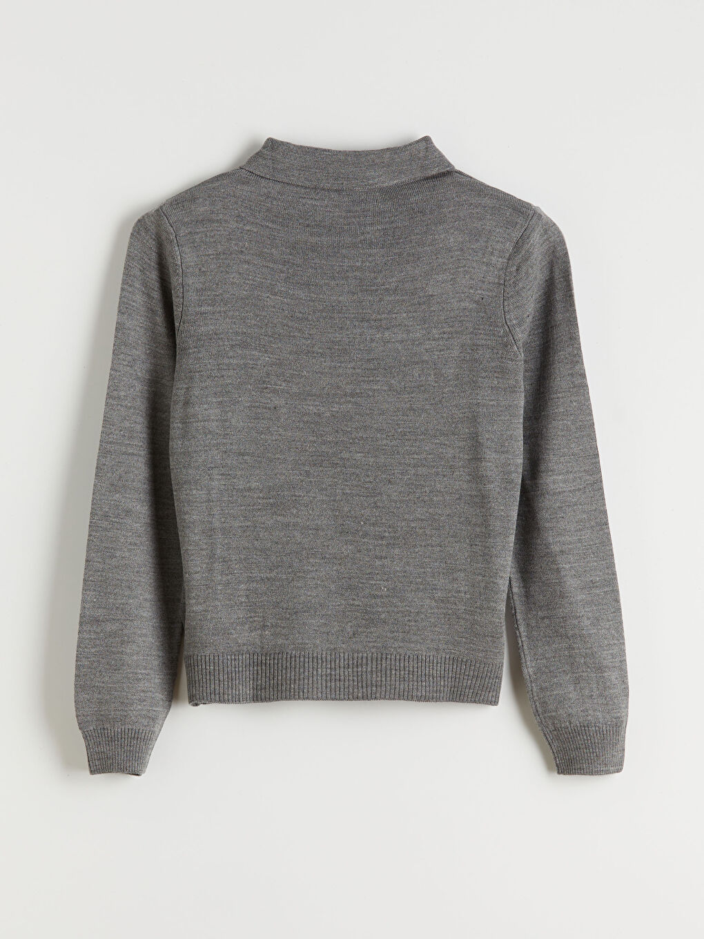 Polo Neck Women's Knitwear Sweater-5