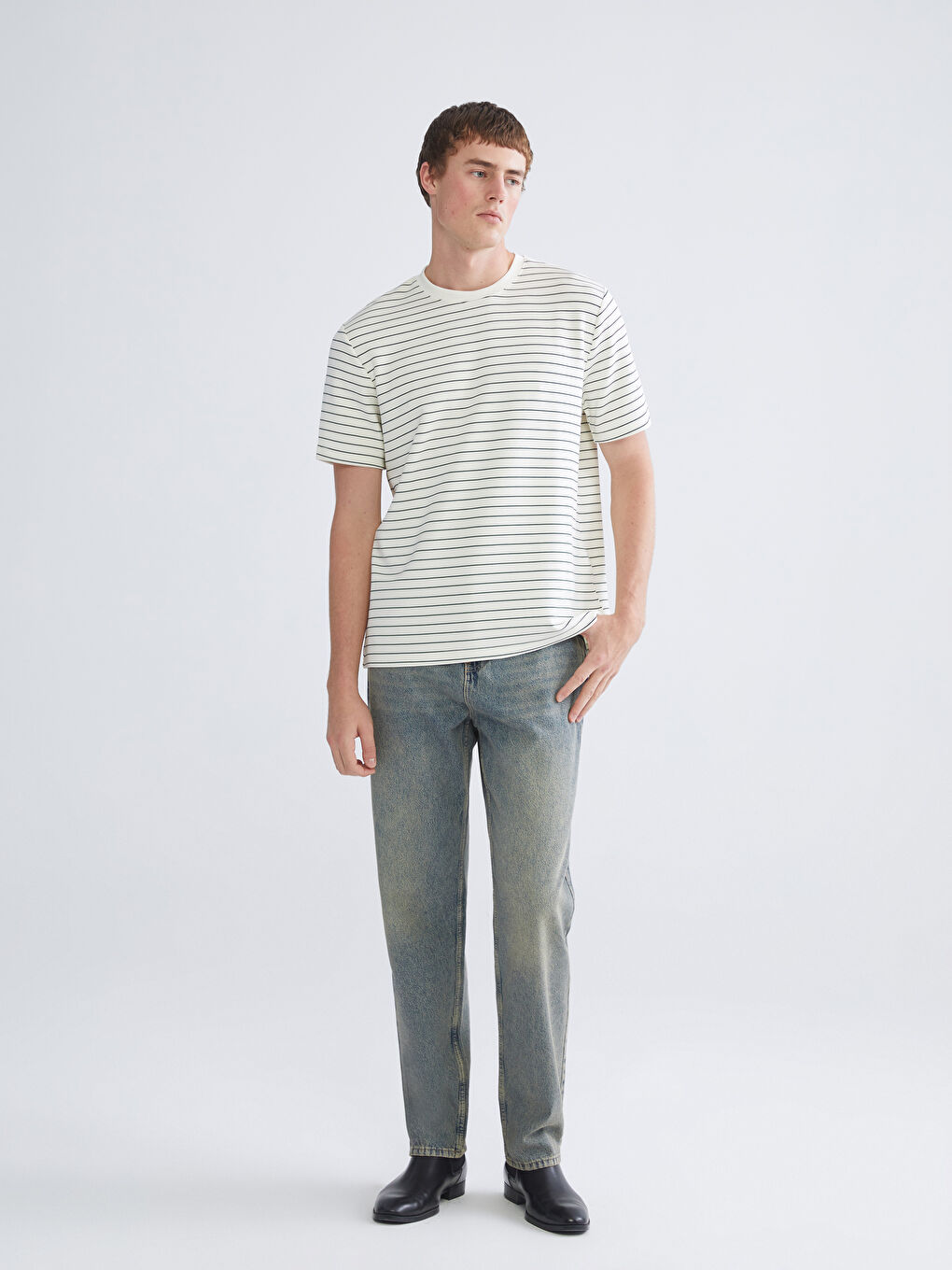 İndigo Baggy Fit Erkek Jean Pantolon