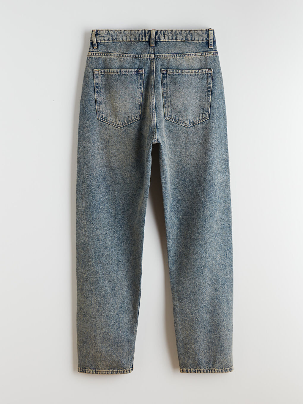 İndigo Baggy Fit Erkek Jean Pantolon-5