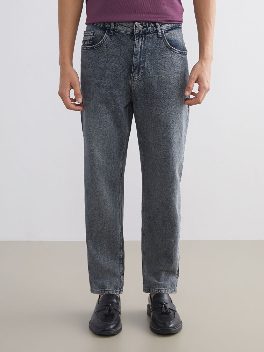 İndigo 710 Loose Fit Erkek Jean Pantolon-1