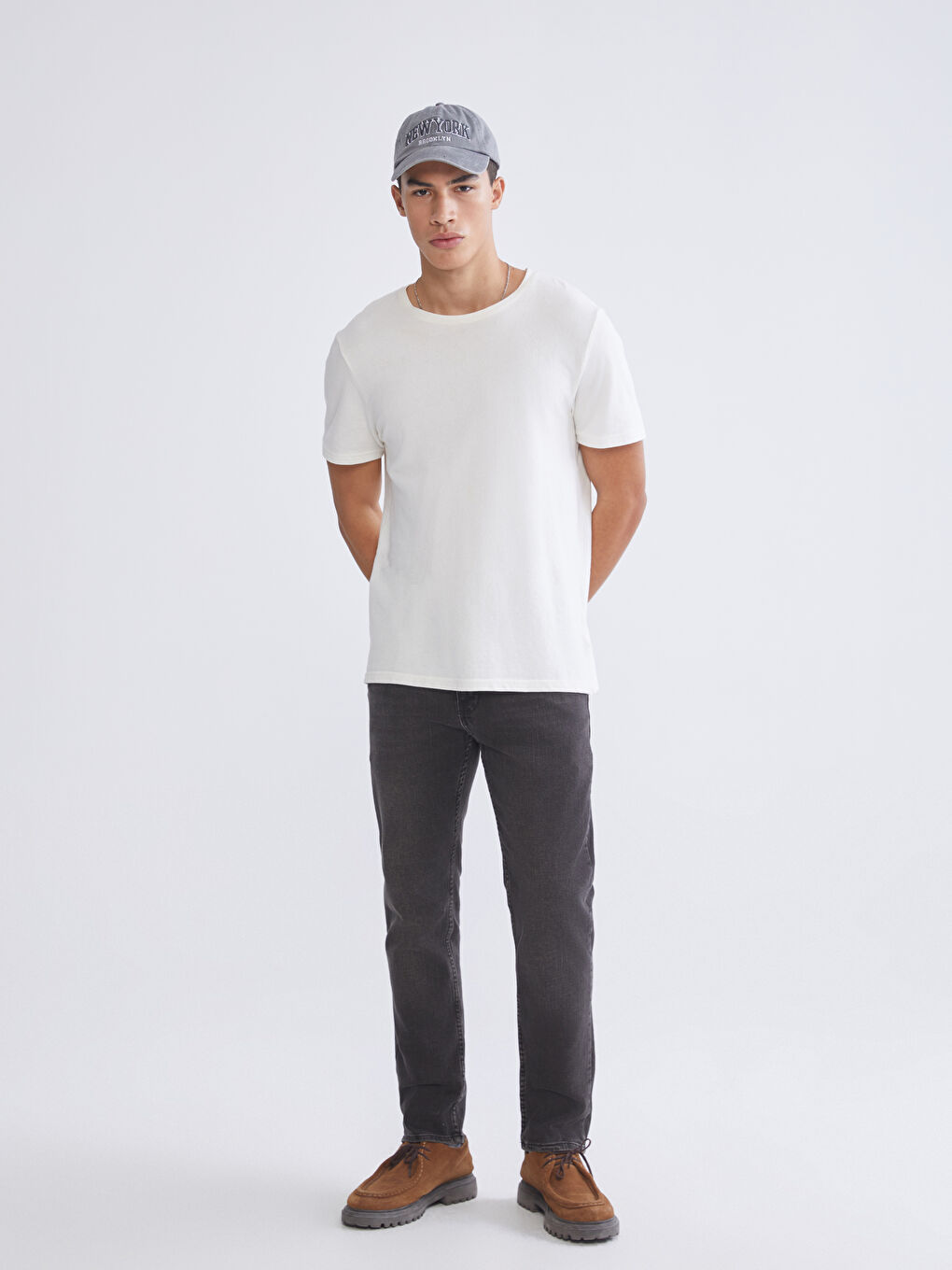 Siyah 750 Slim Fit Erkek Jean Pantolon