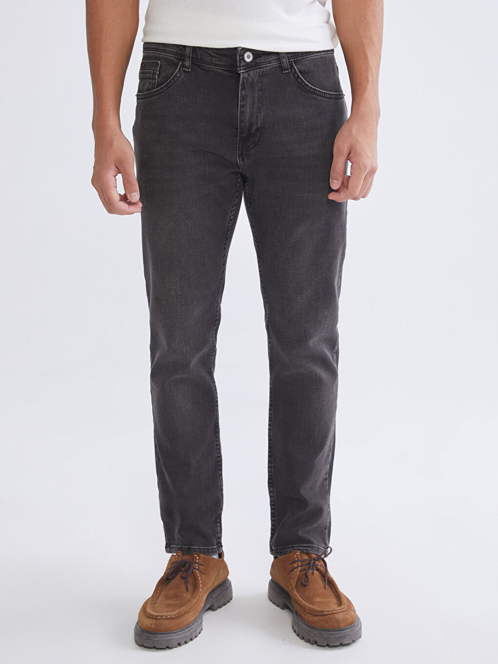 Siyah 750 Slim Fit Erkek Jean Pantolon-1