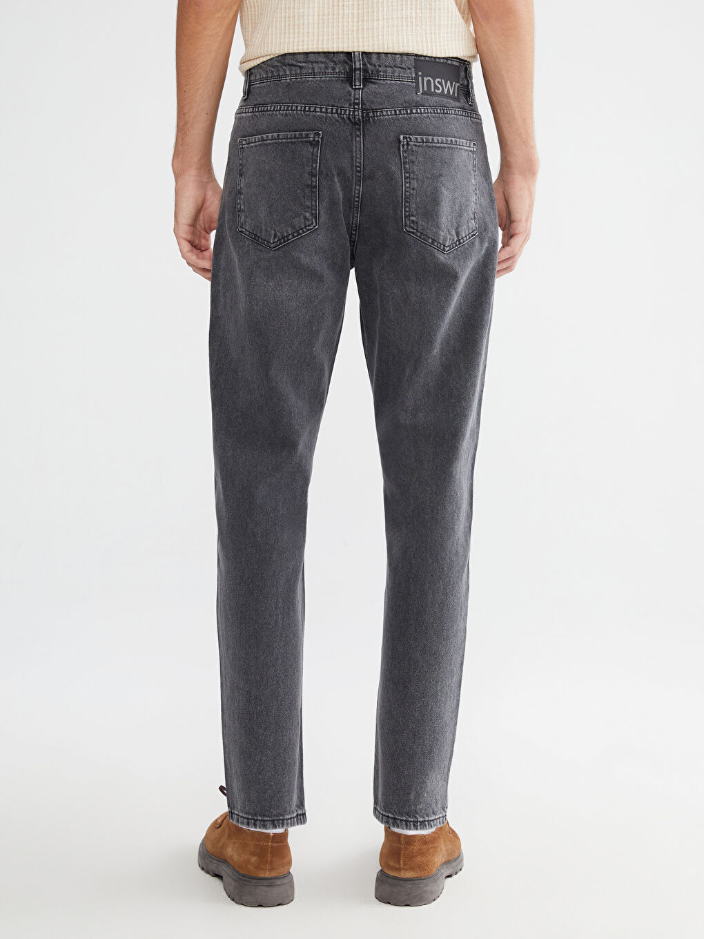 Siyah 710 Loose Fit Erkek Jean Pantolon-3