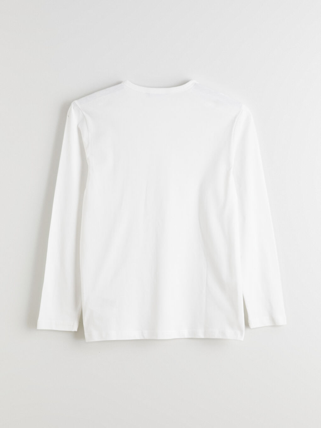 Ekru Bisiklet Yaka Erkek Sweatshirt-5