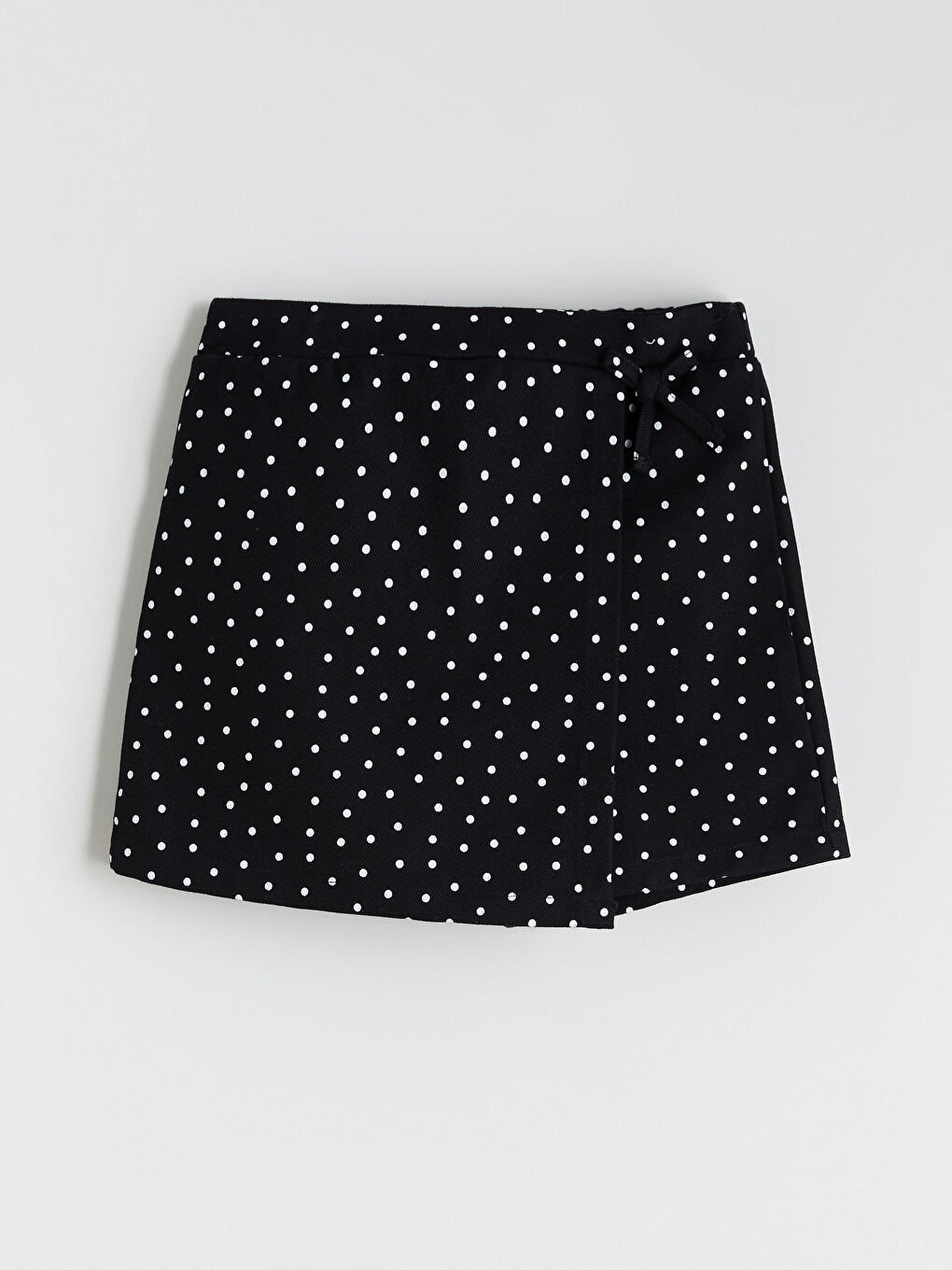 Elastic Waist Polka Dot Girls' Skort
