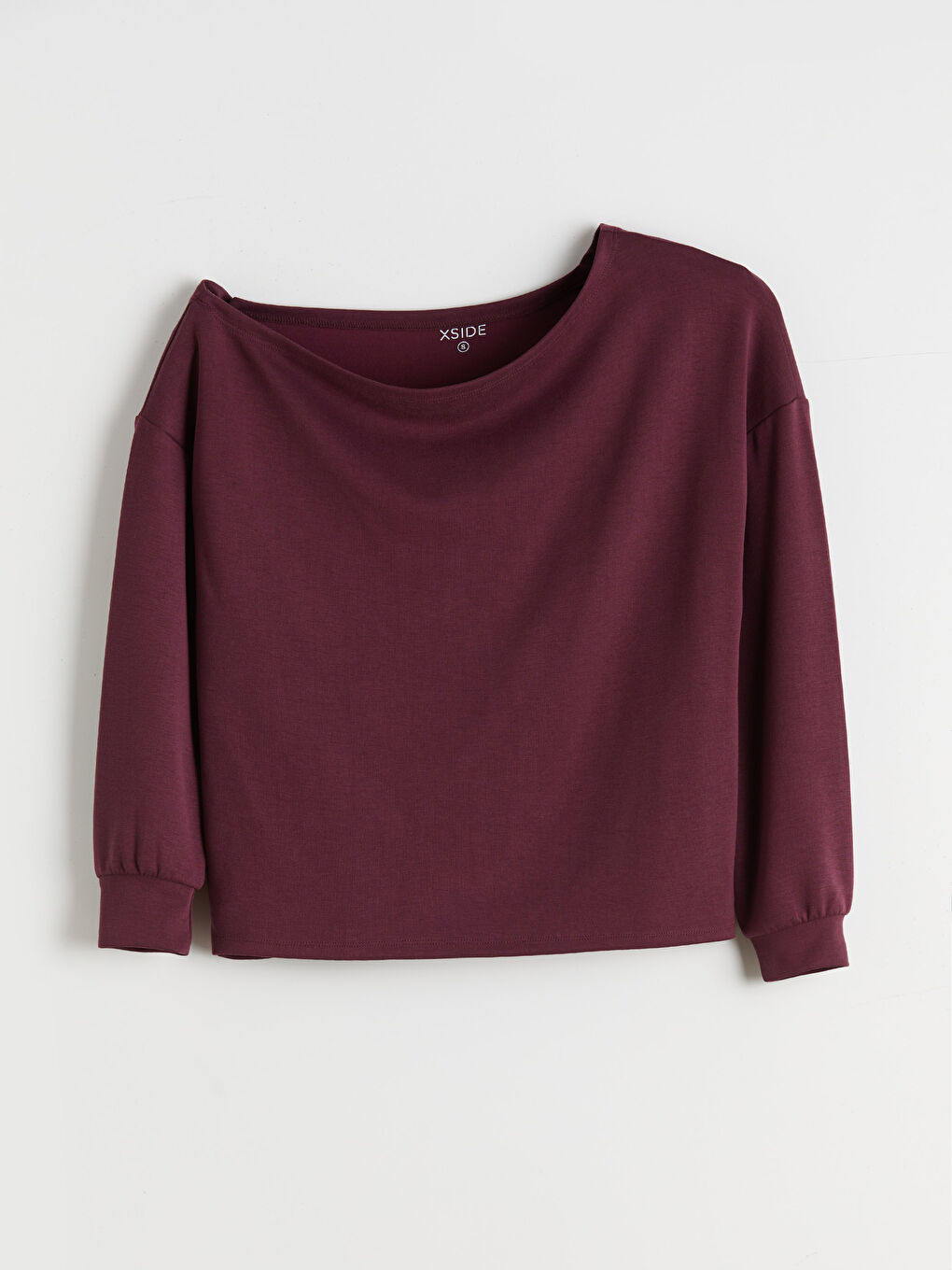 Slash Neck Women's Sweatshirt-4