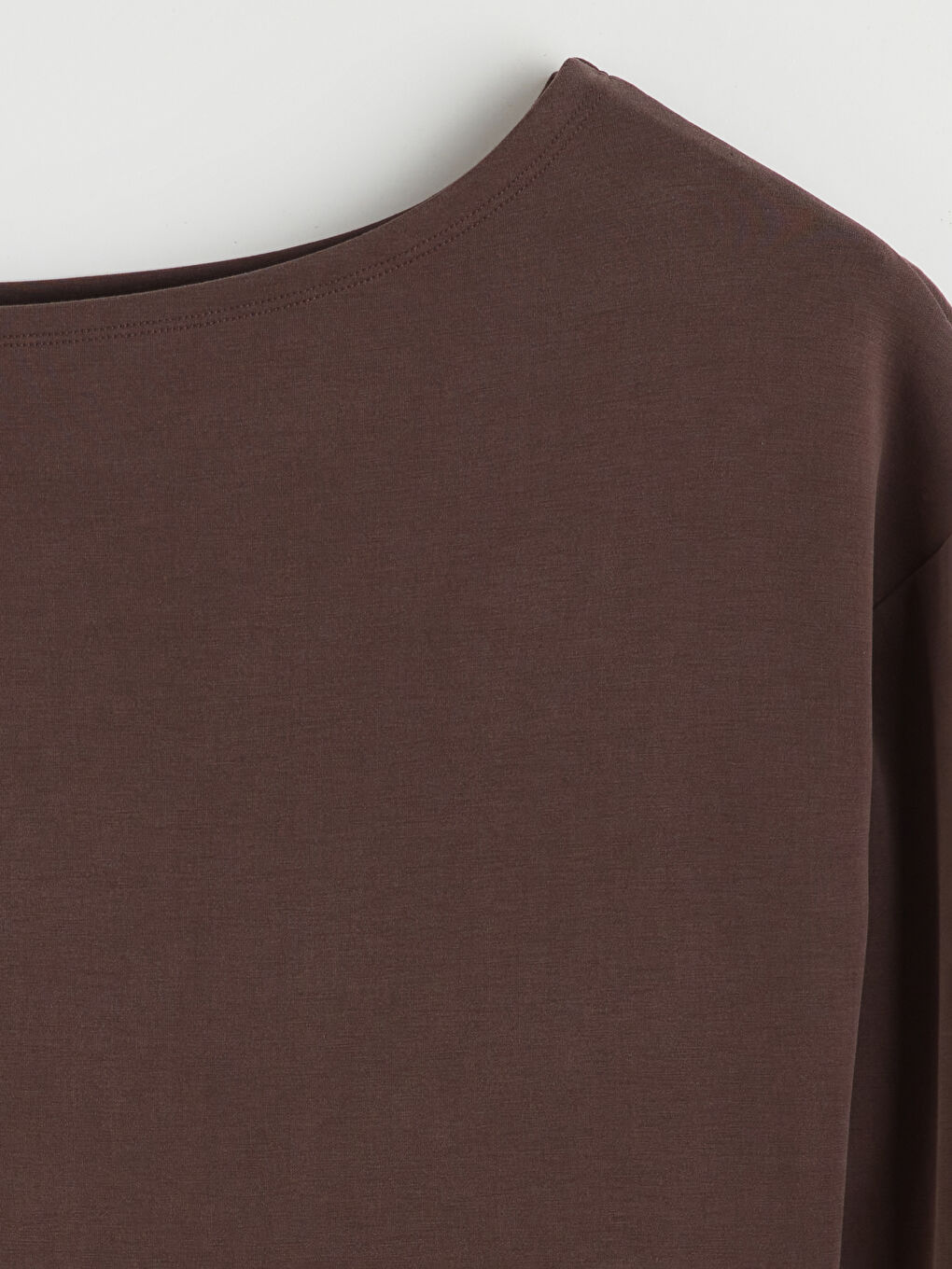 Slash Neck Women's Sweatshirt-5