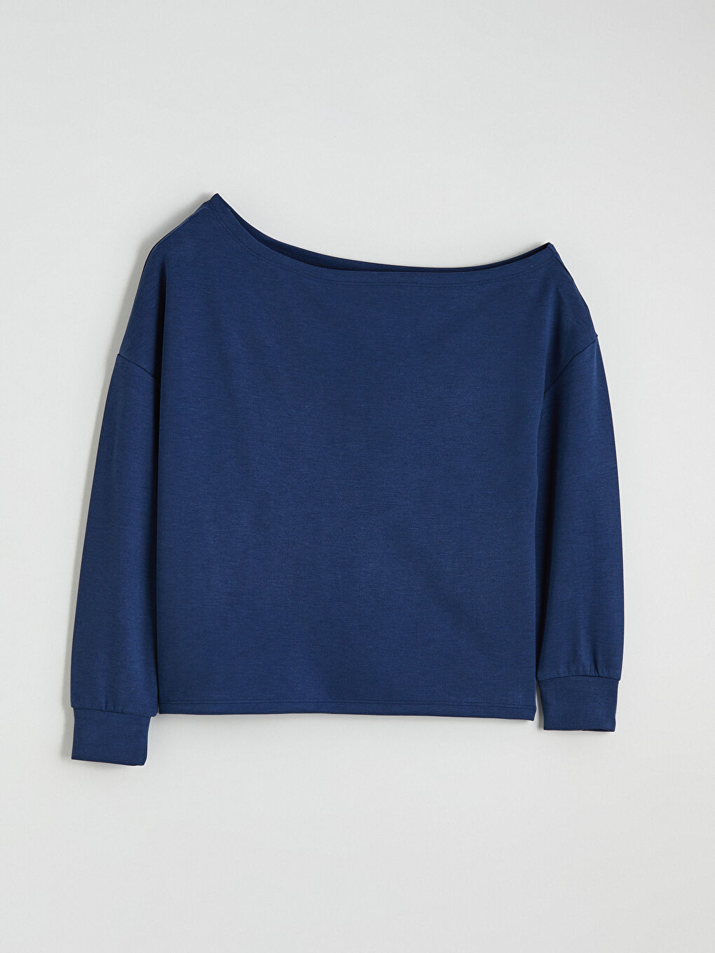Slash Neck Women's Sweatshirt-4