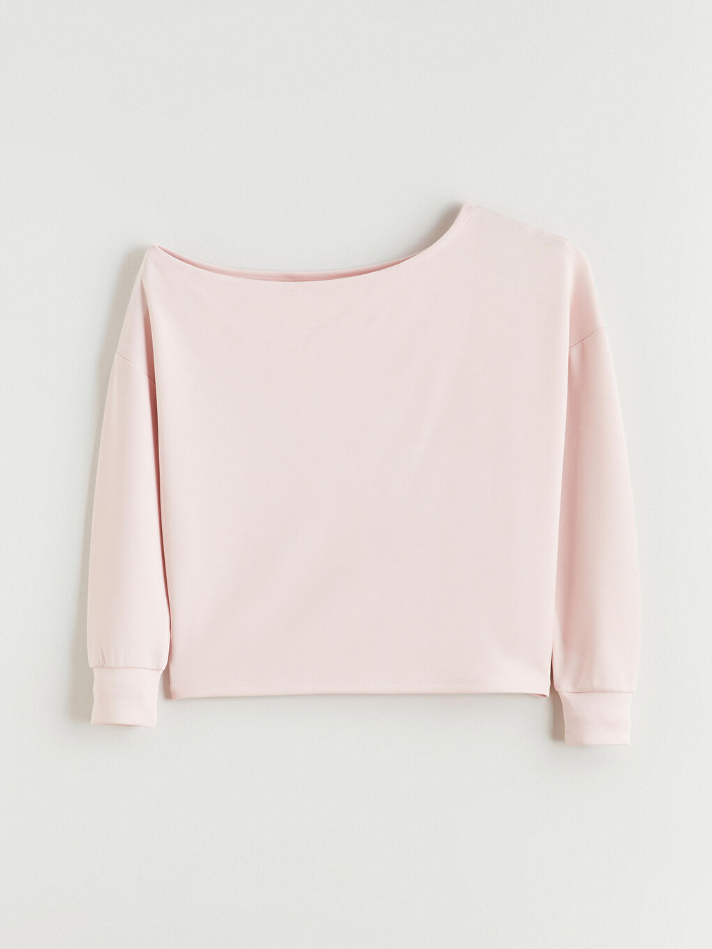 Slash Neck Women's Sweatshirt-4