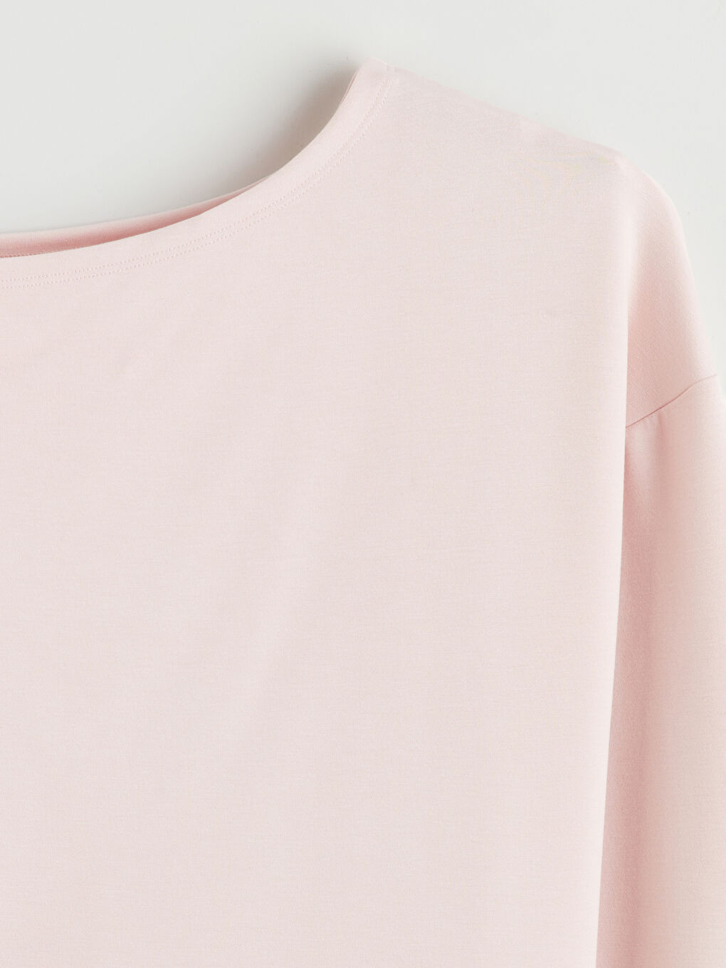 Slash Neck Women's Sweatshirt-5