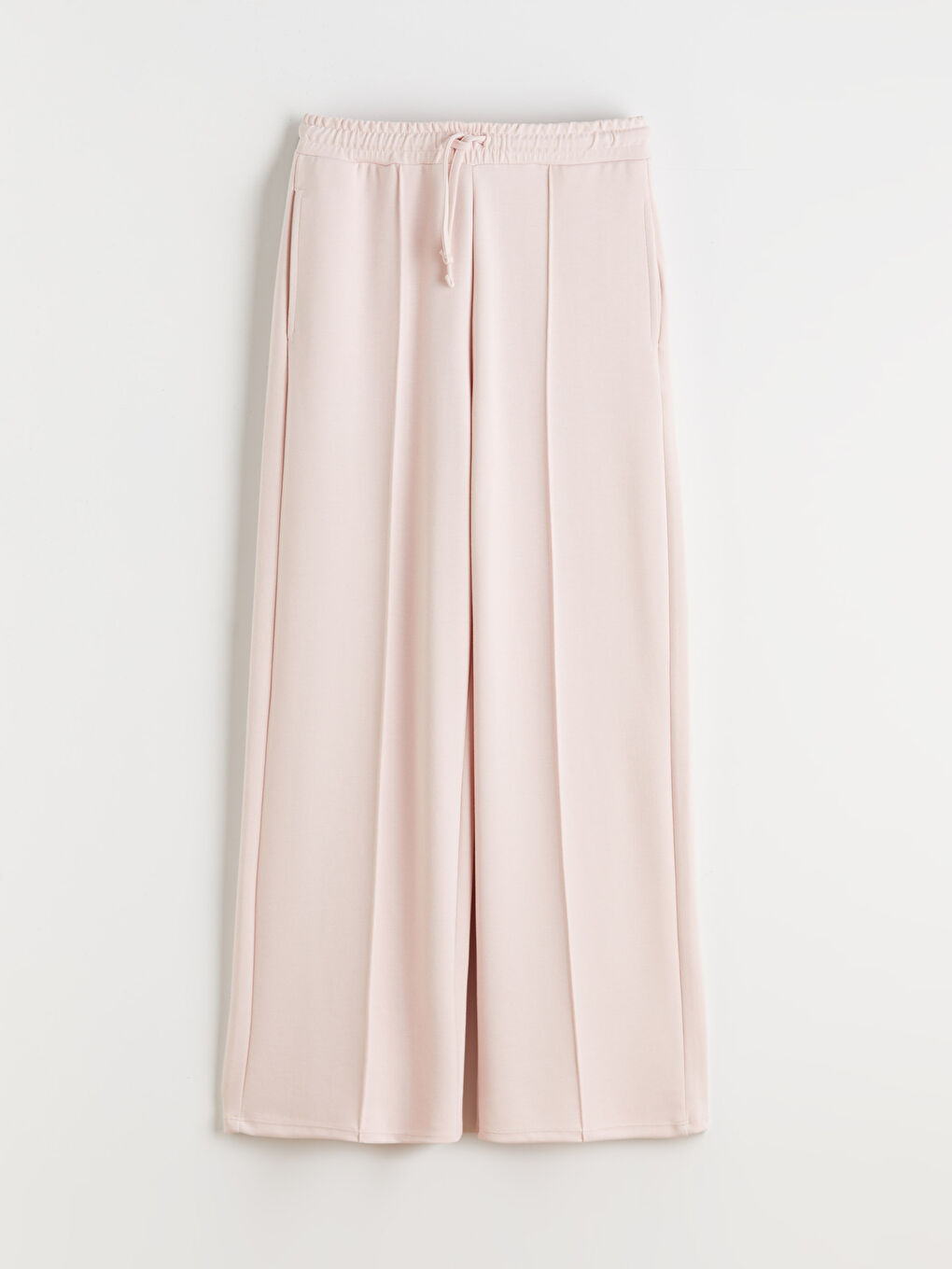 Elasticated Waist Wide Leg Women's Sweatpants-4