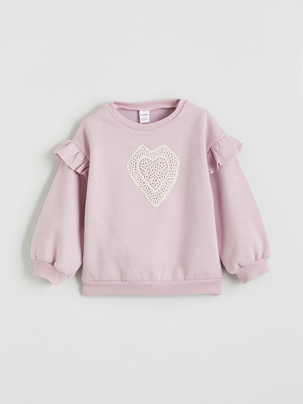 Dukserica sa okruglim izrezom, štampana, za devojčice, 2-pakovanja-1