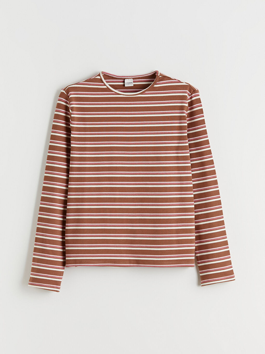 Crew Neck Striped Girls' T-Shirt
