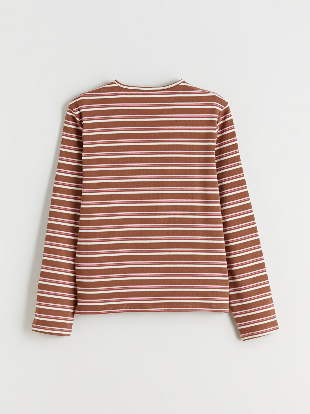Crew Neck Striped Girls' T-Shirt-2
