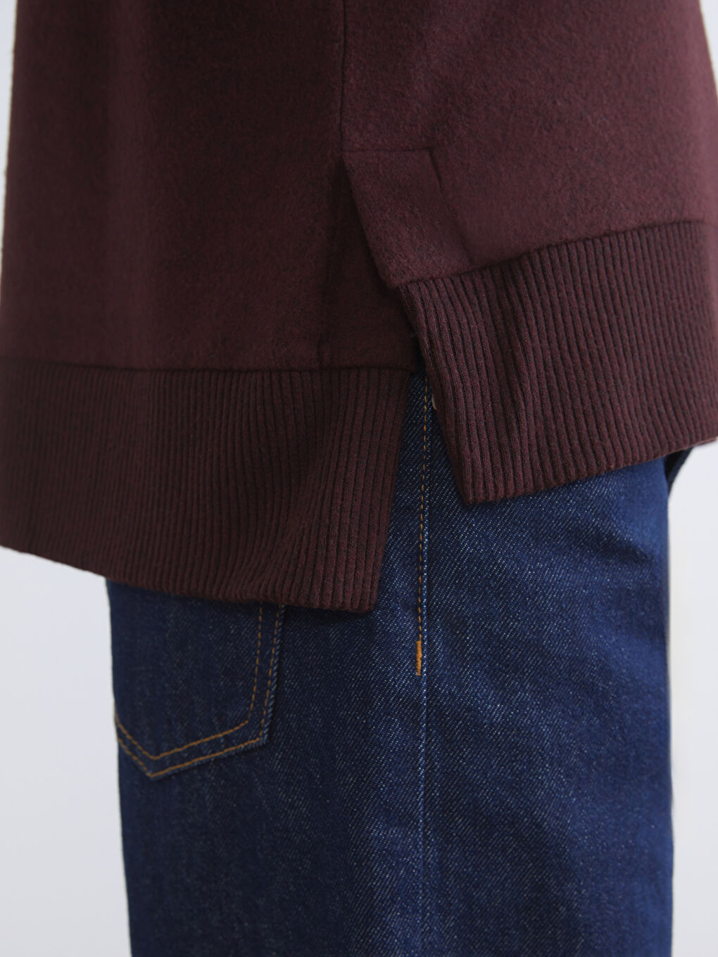 Crew Neck Oversize Women's Sweatshirt-2