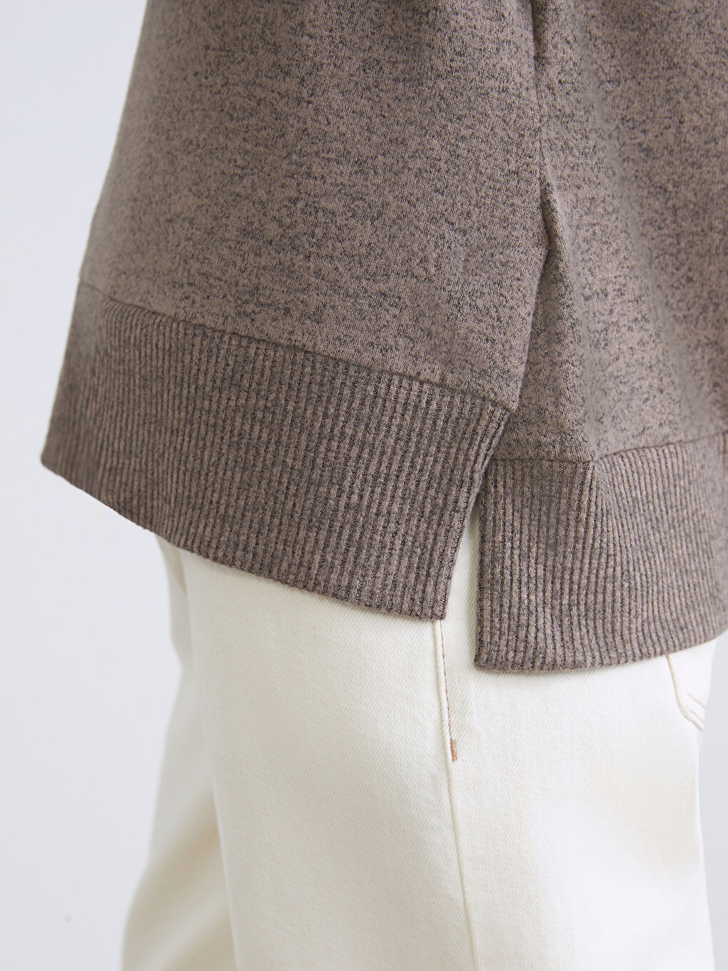 Crew Neck Oversize Women's Sweatshirt-2