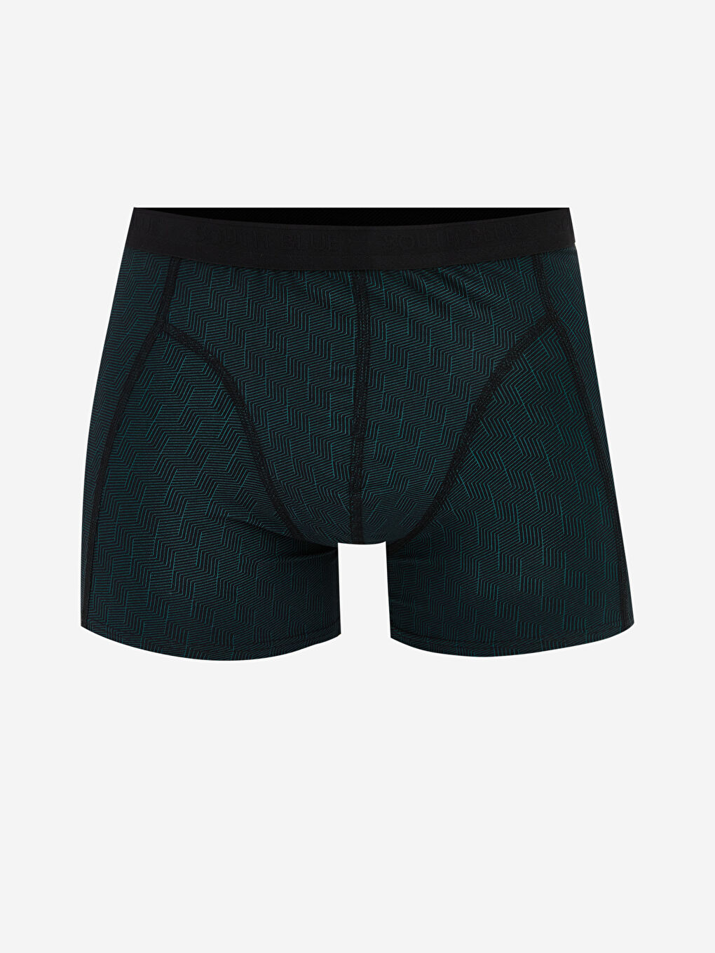 Siyah Standart Kalıp Pamuklu Esnek Erkek Boxer 3'lü-2