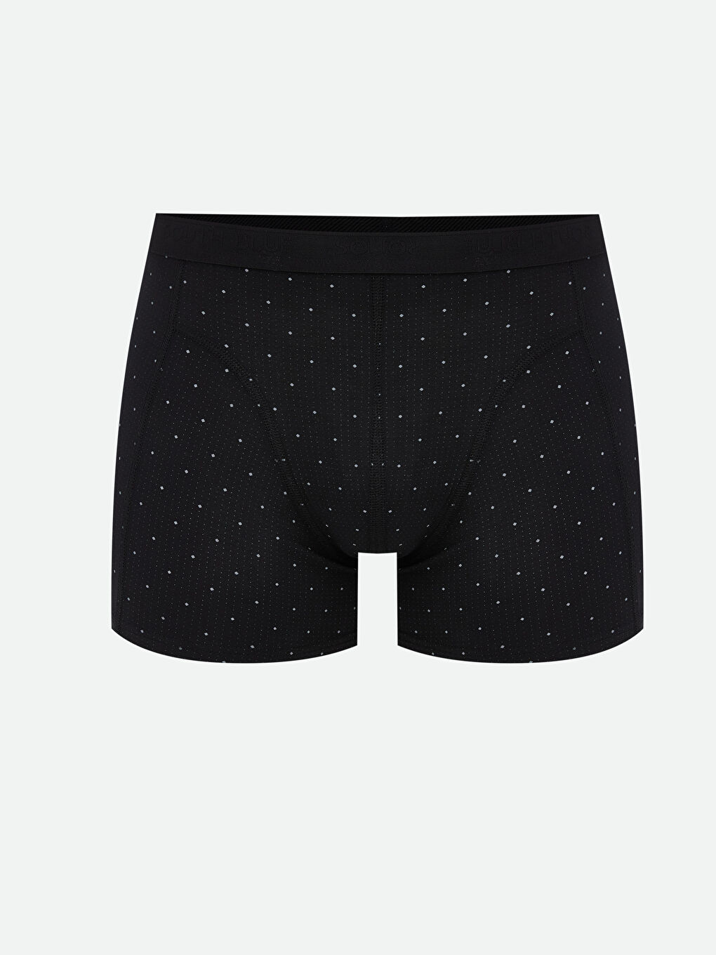 Siyah Standart Kalıp Pamuklu Esnek Erkek Boxer 3'lü-2