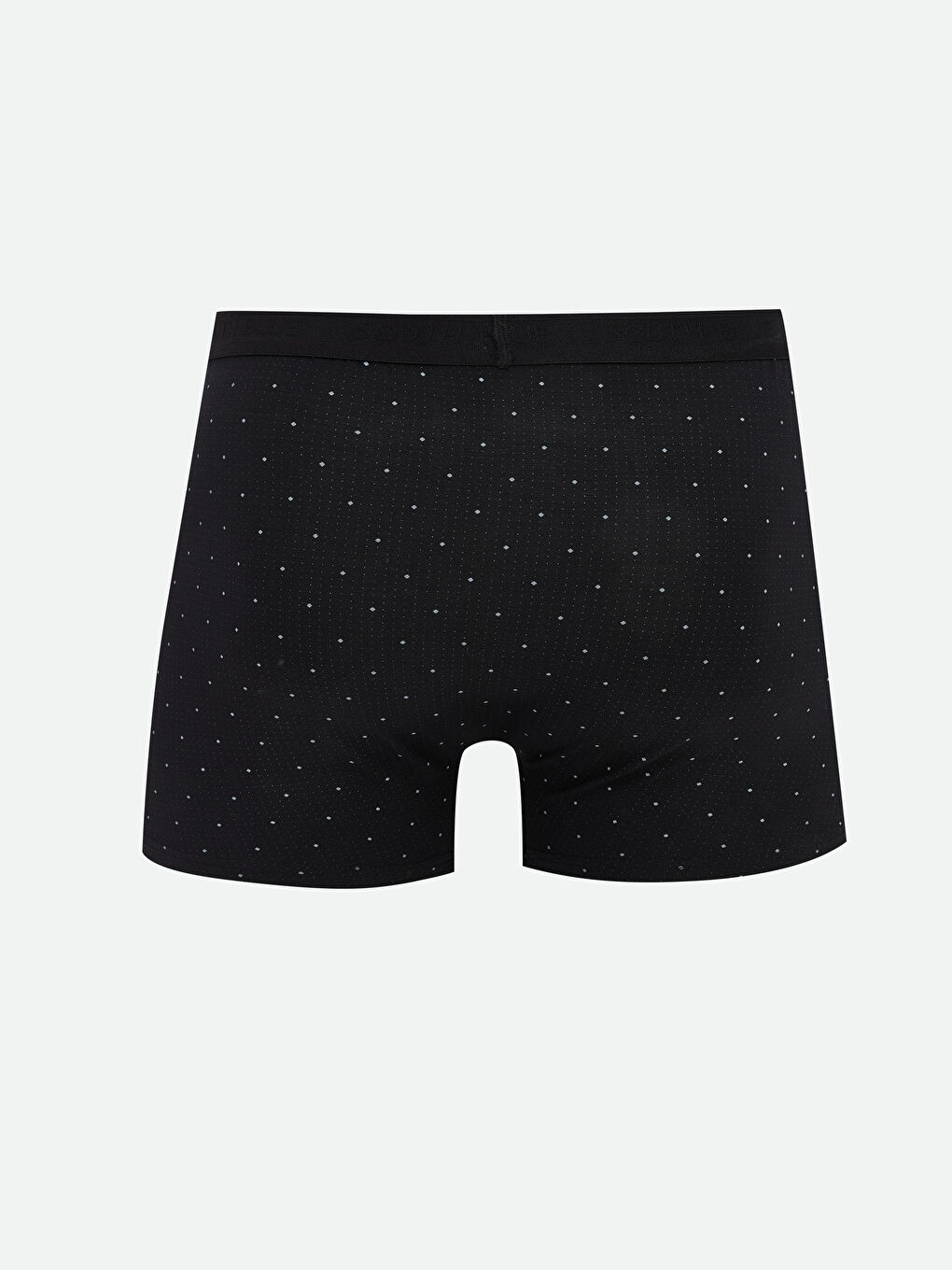 Siyah Standart Kalıp Pamuklu Esnek Erkek Boxer 3'lü-4