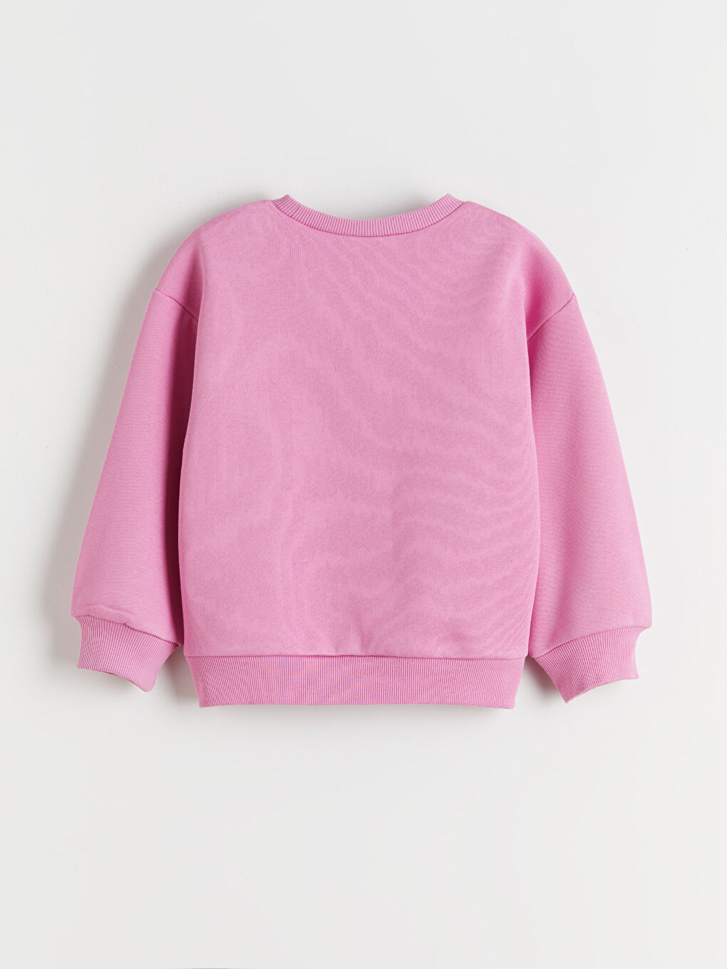 Ekru Bisiklet Yaka Elsa Baskılı Kız Çocuk Sweatshirt 2'li-2