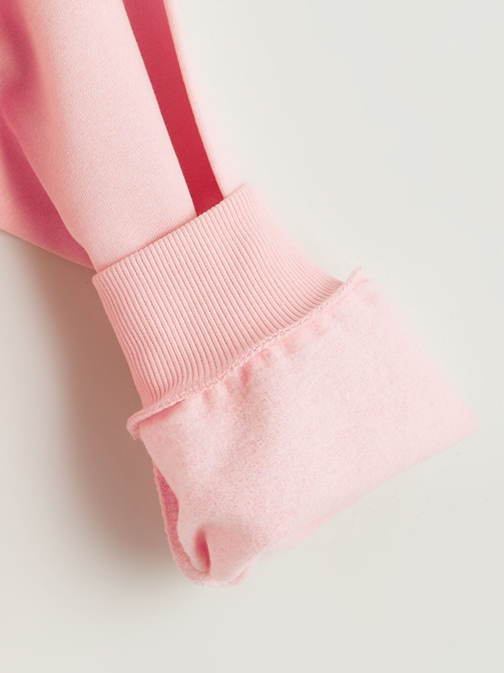 Pembe Minions Baskılı Kız Çocuk Kalın Sweatshirt-1