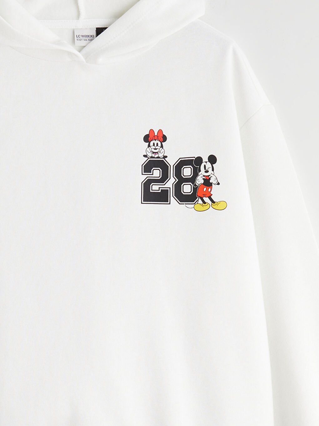Dukserica sa kapuljačom Minnie Mouse štampana za devojčice-3