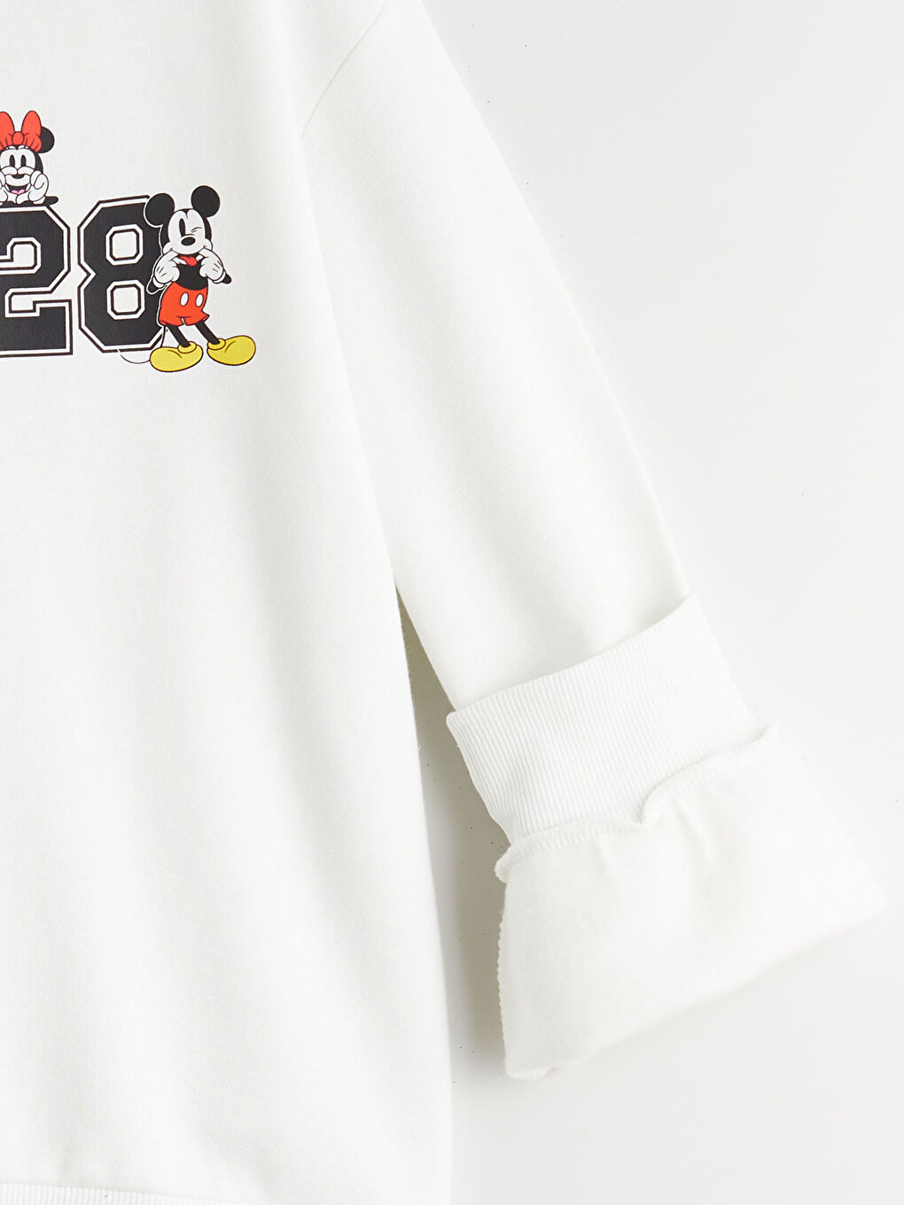 Dukserica sa kapuljačom Minnie Mouse štampana za devojčice-4