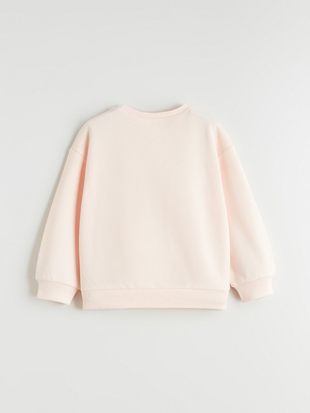 Crew Neck Minnie Mouse Printed Girls' Sweatshirt-3