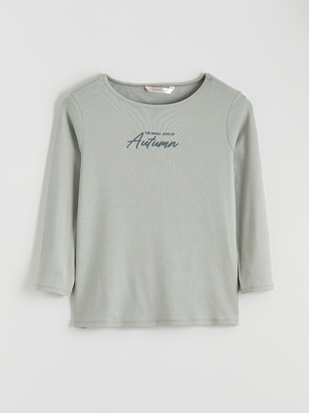 Σετ Πιτζάμες με Εκτύπωση και Στρογγυλή Λαιμόκοψη για Γυναίκες-5