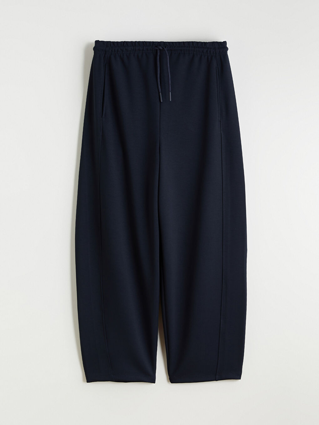 Lacivert Beli Lastikli Kadın Eşofman Altı-4