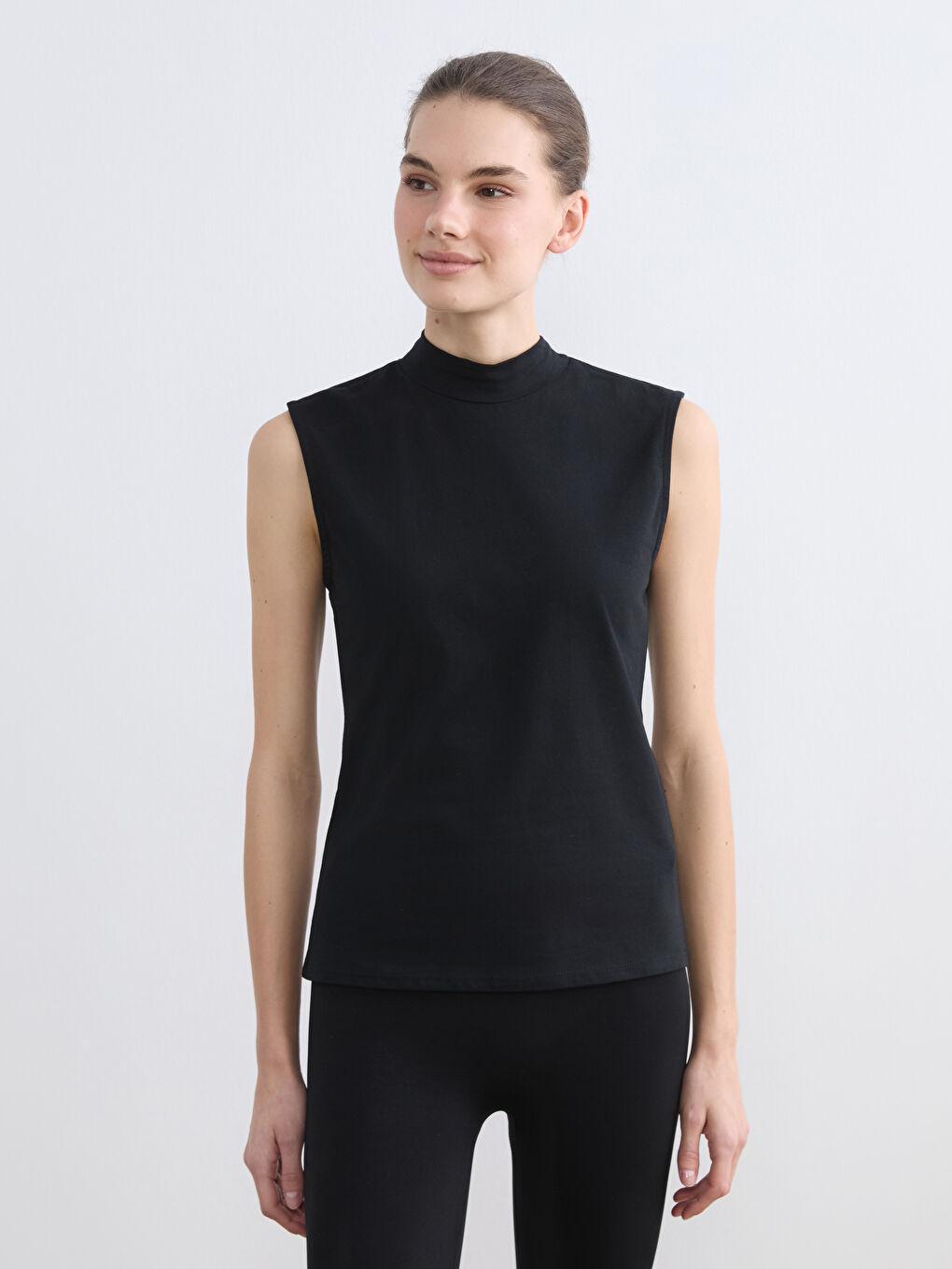 Funnel Neck Women's Tank Top