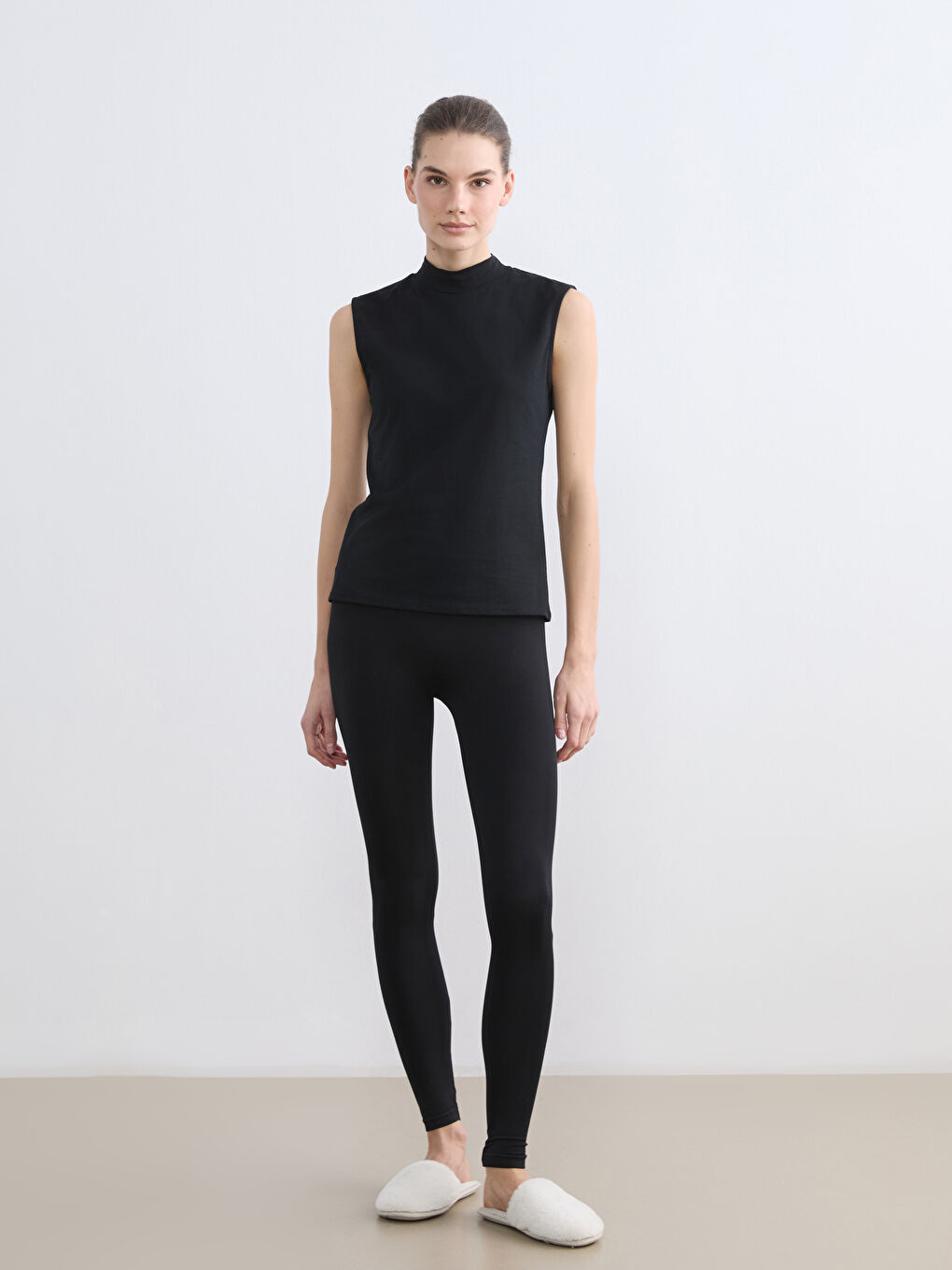 Funnel Neck Women's Tank Top-1