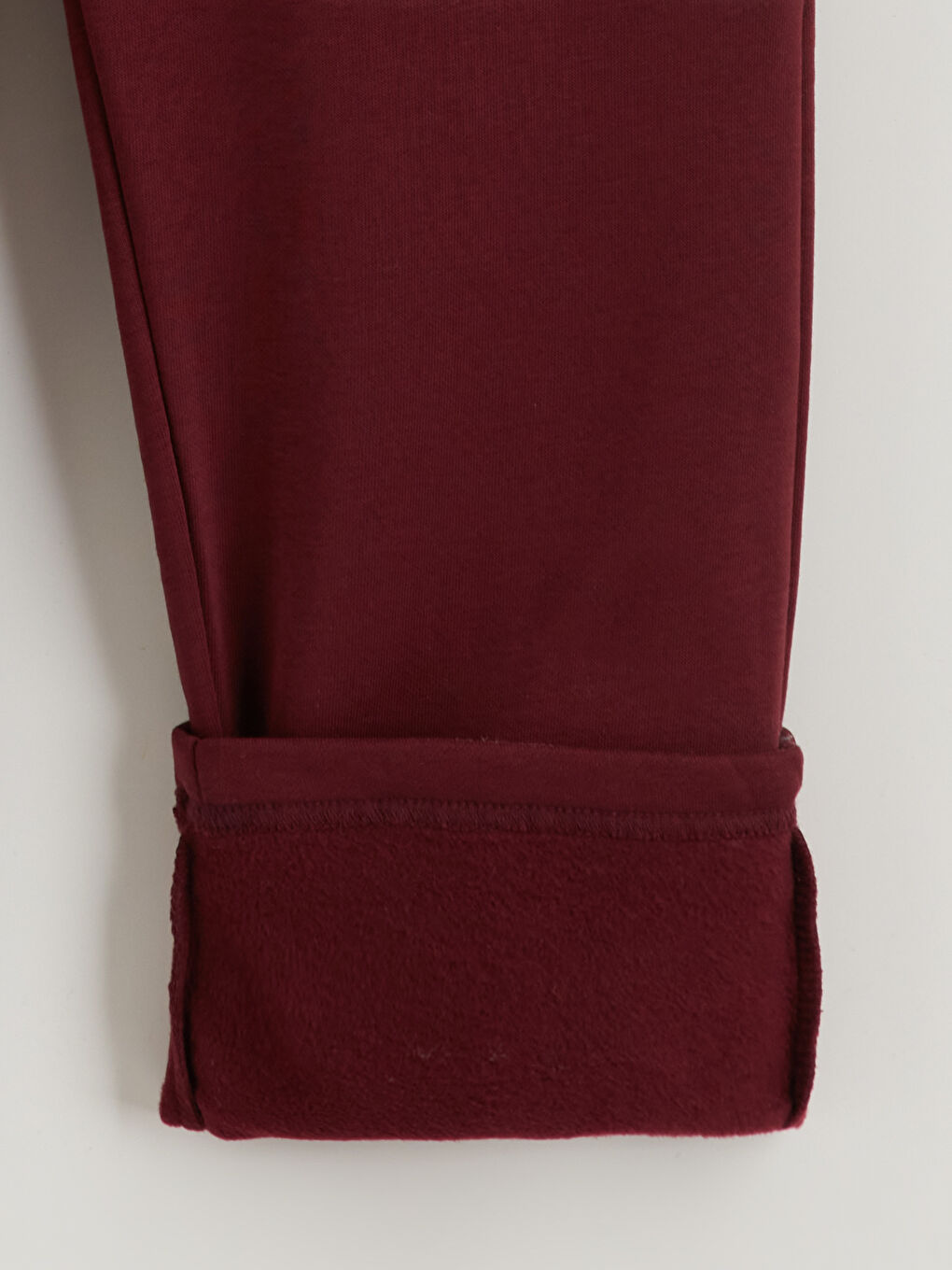 Bordo Standart Kalıp Erkek Eşofman Altı-1