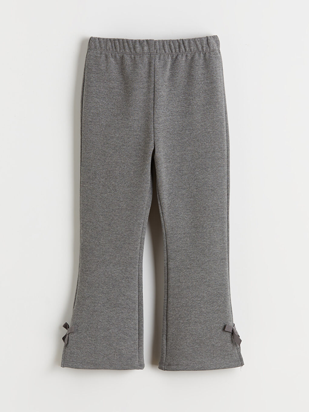 Antrasit Fiyonk Detaylı İspanyol Paça Kız Çocuk Tayt