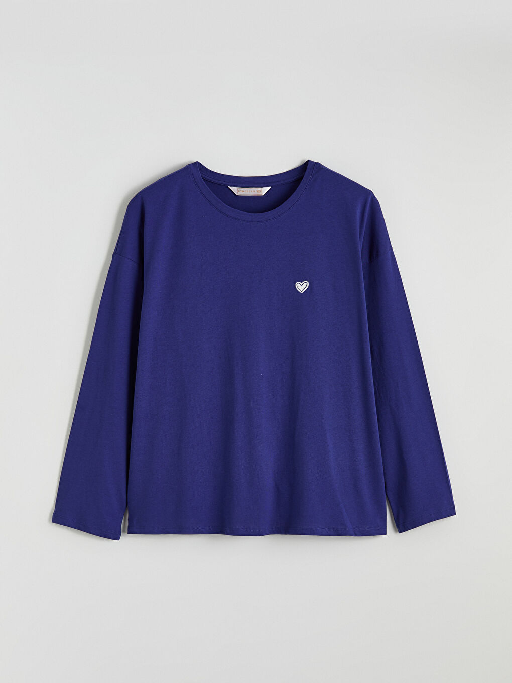 Пижамный комплект с круглым вырезом и вышивкой для женщин-5