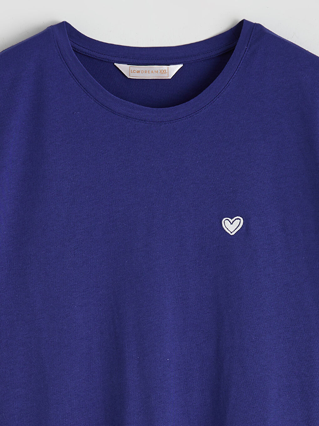 Пижамный комплект с круглым вырезом и вышивкой для женщин-6