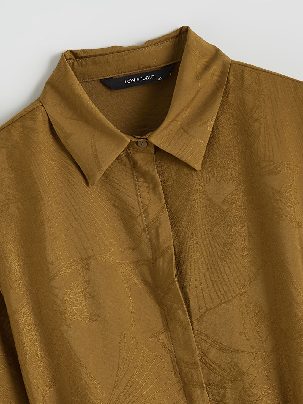 Self-Patterned Women's Shirt Tunic-1